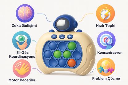 Konsol Popit Astronot Model