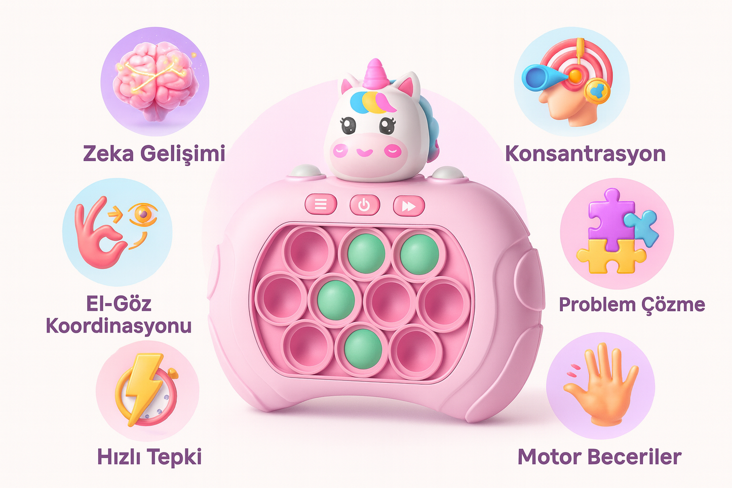 Konsol Popit Unicorn Model