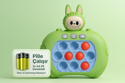 Konsol Popit Labubu Model Yeşil