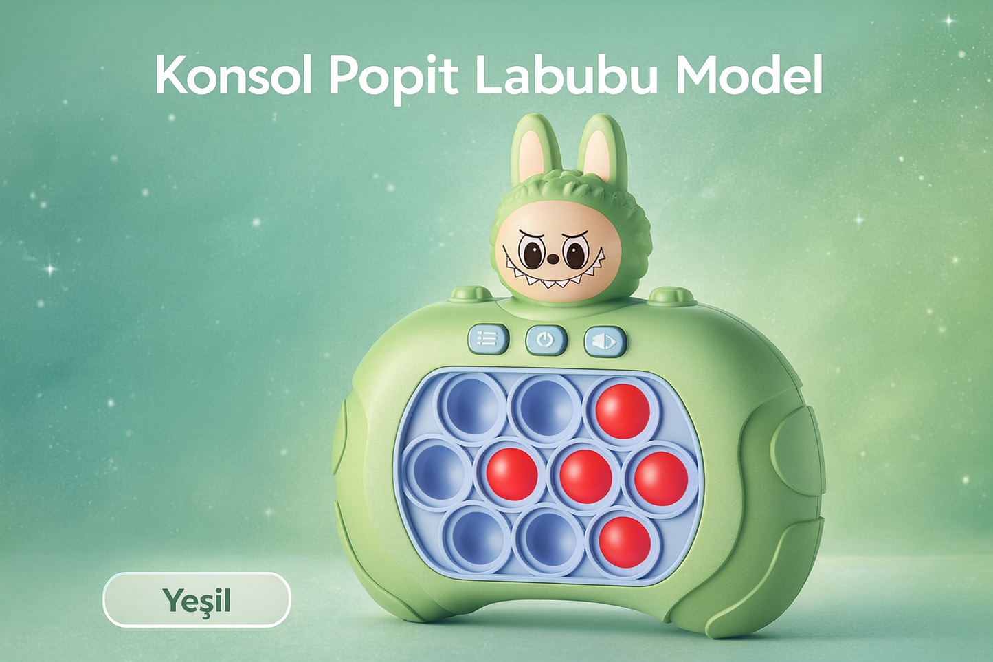 Konsol Popit Labubu Model Yeşil