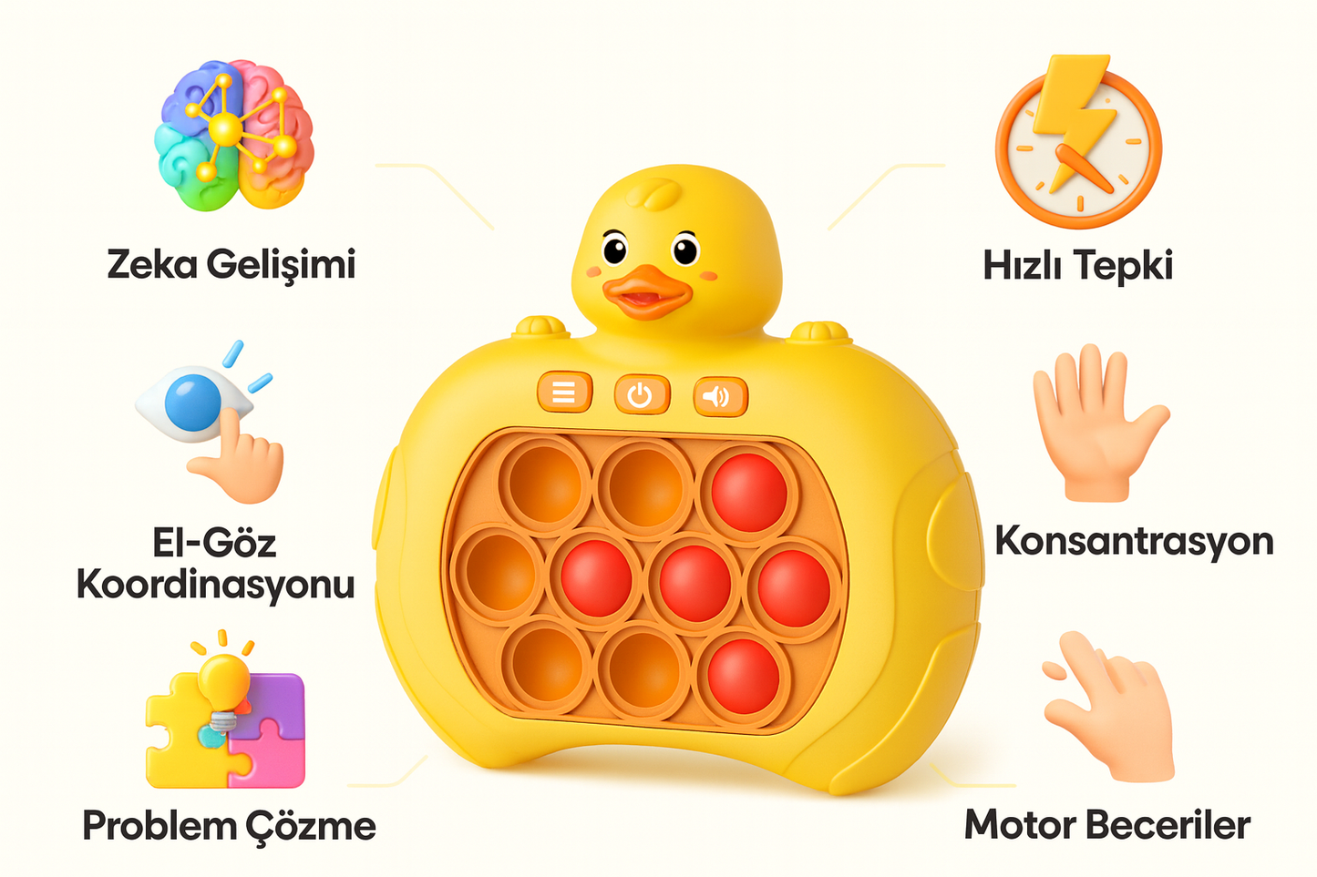Konsol Popit Ördek Model